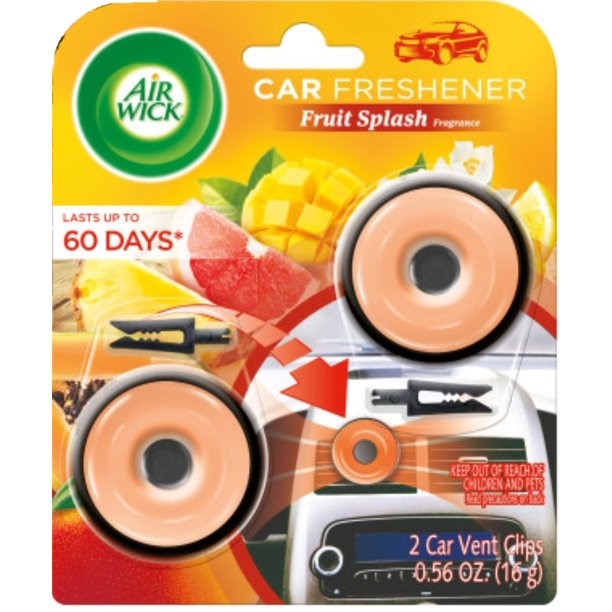 AIR WICK® Car Freshener Vent Clip - Fruit Splash (Discontinued)